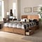 Baxton Studio Eleni Modern Ash Walnut Brown Finished Wood Full Size 3-Drawer Storage Bed 175-9428-9620-Zoro - alternate 10
